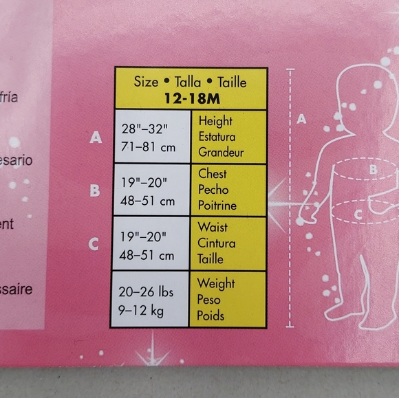 *SHIPS SAME/NEXT DAY!* New Snow White Infant Costume - Size 12-18mo - Picture 5 of 5